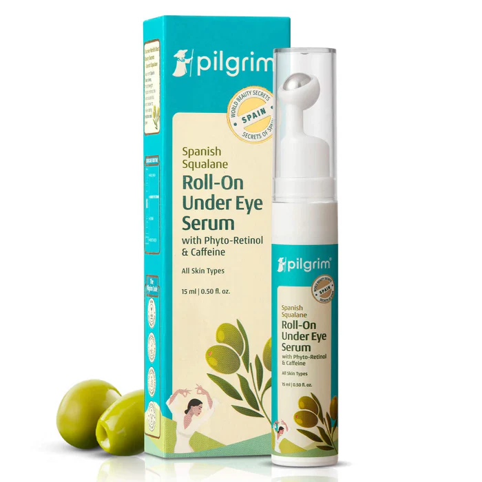 Pilgrim Spanish Squalane Roll On Under Eye Serum