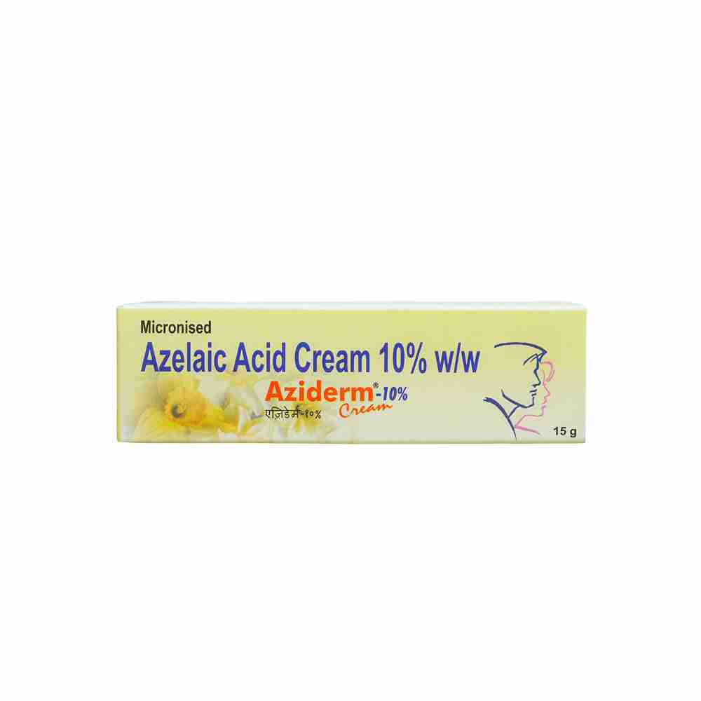 Aziderm 10% Azelaic Acid Cream (Anti-Acne & Skin Brightening)