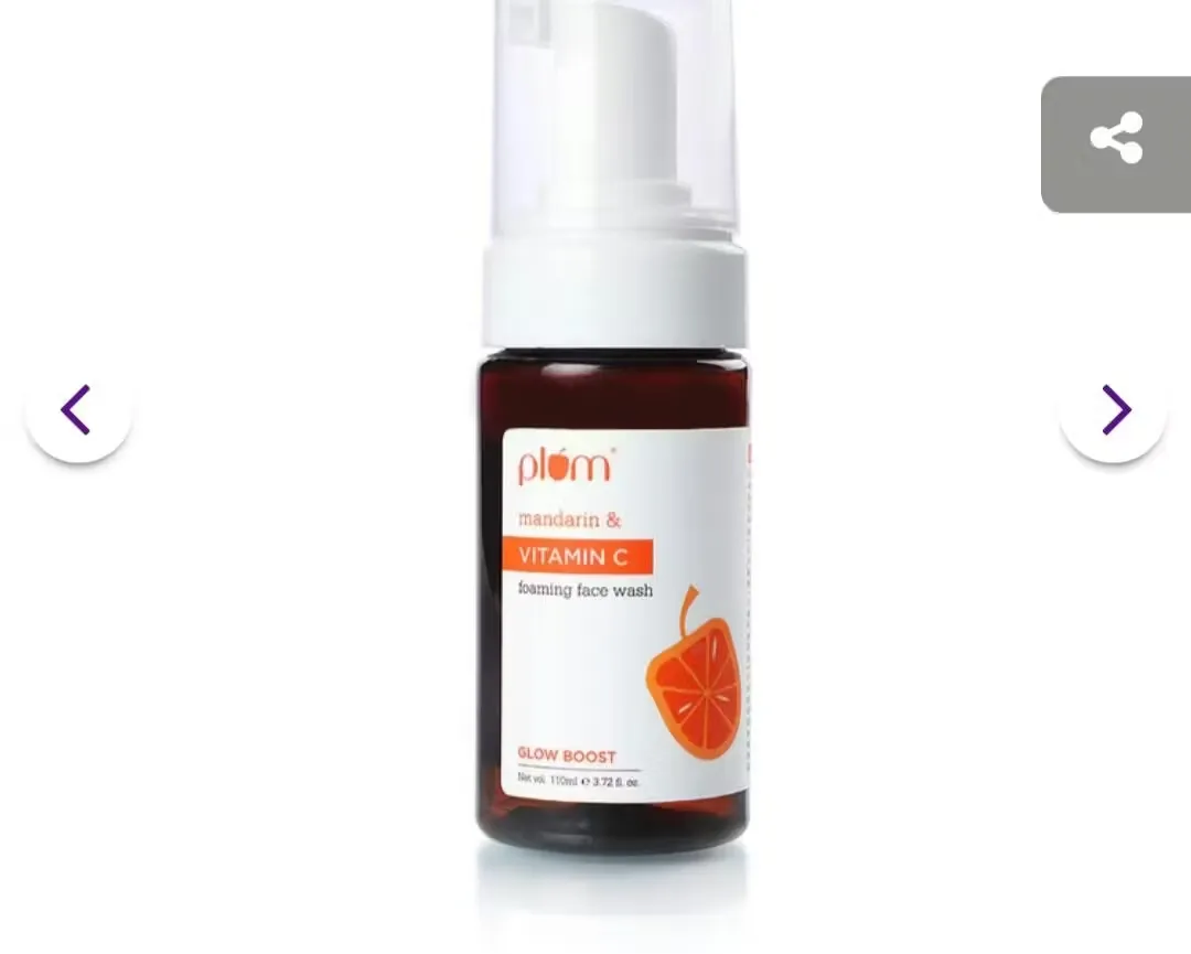 Plum Vitamin C Foaming Face Wash with Mandarin