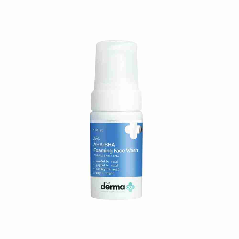 The Derma 3% AHA-BHA Foaming Face Wash