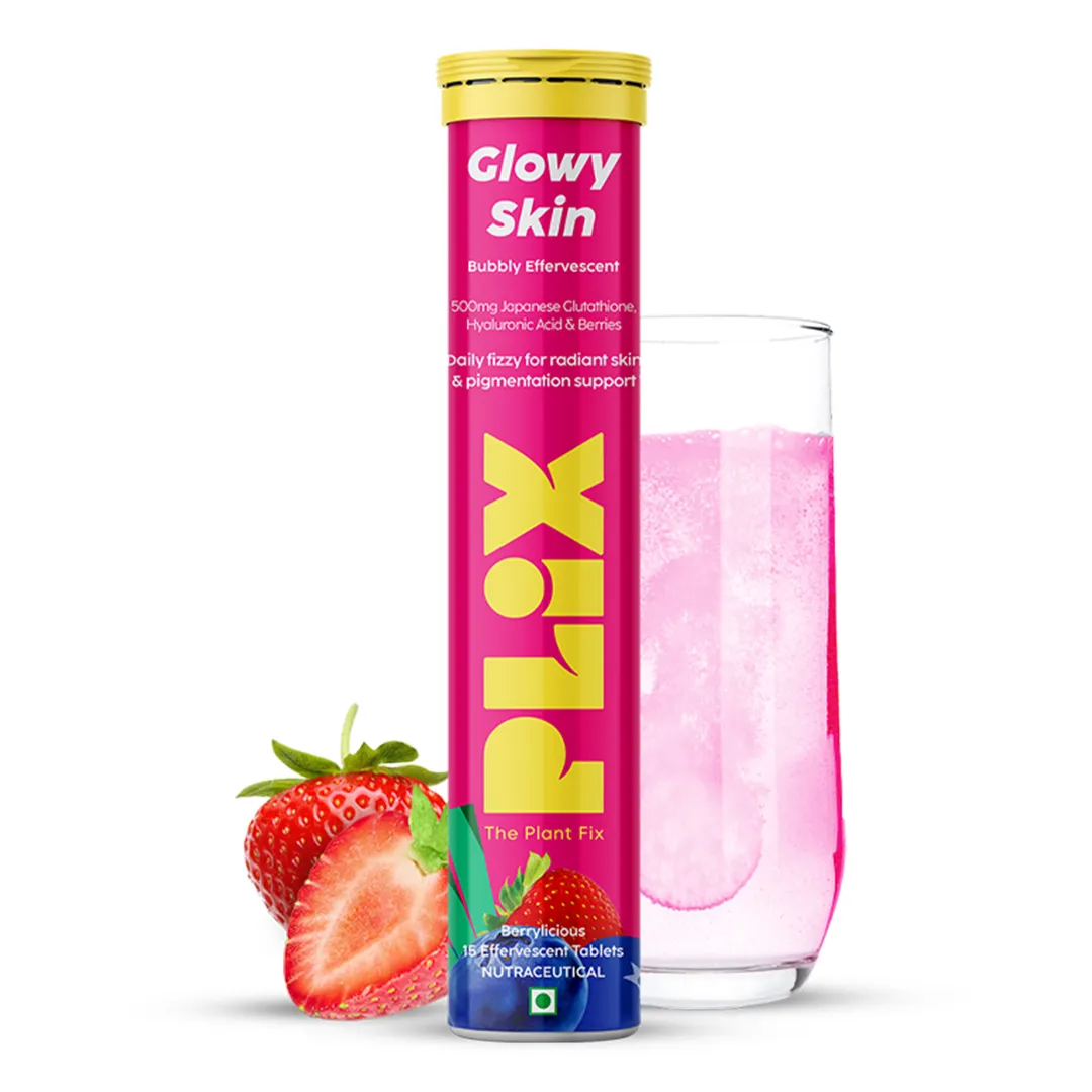 Plix Glutathione Glowy Skin Strawberry Flavour