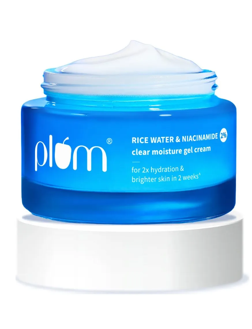 Plum 2% Niacinamide & Rice Water Brightening Gel Moisturizer