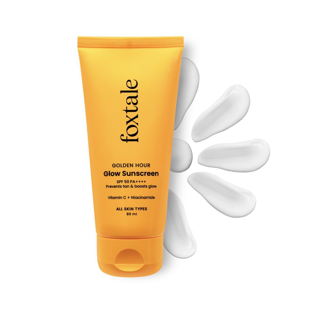 Foxtale Glow sunscreen SPF 50, In-Vivo Tested with PA++++