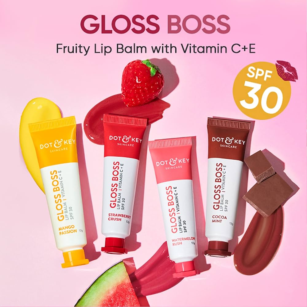 DOT And KEY Gloss Boss Cocoa Mint Tinted Lip Balm with SPF …
