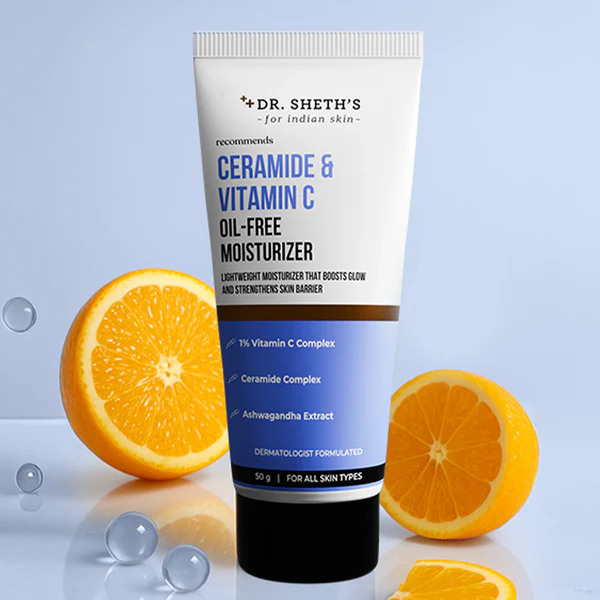 Dr. Sheth's Ceramide & Vitamin C Brightening Oil-Free Moisturizer