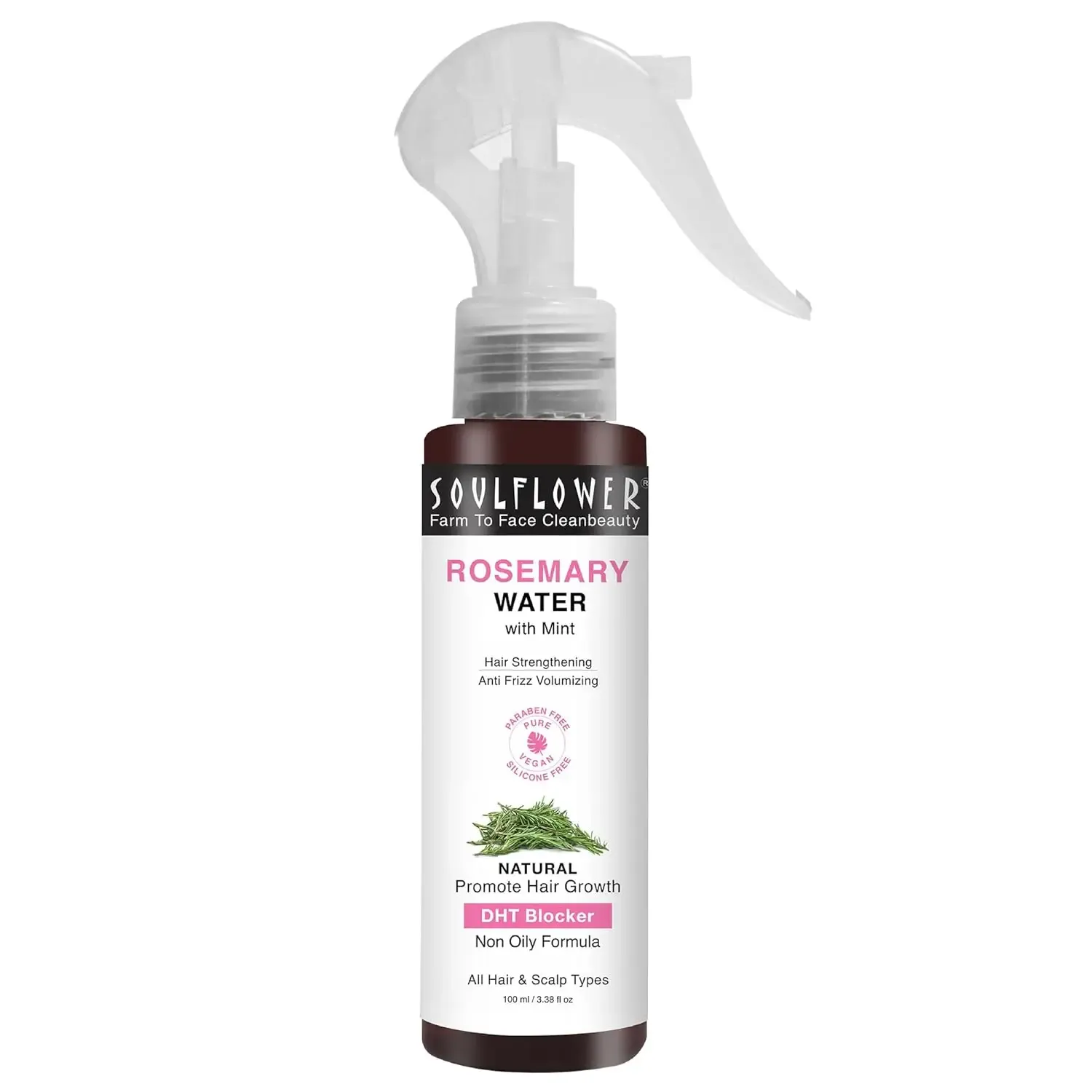 Soulflower Rosemary Water Hair Spray